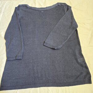 Boat-neck Pullover Sweater by JJill, Size L